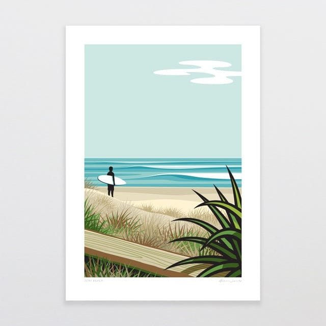 Glenn Jones Print - Surf Beach Print