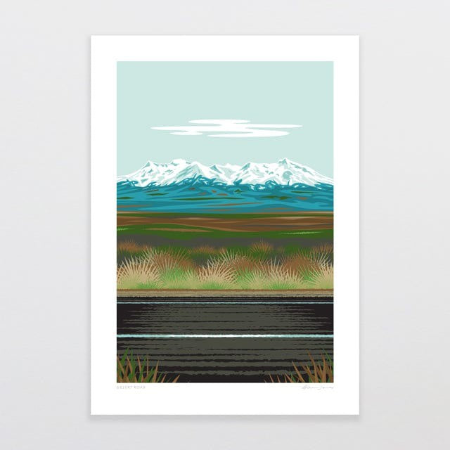Glenn Jones Print - Desert Road