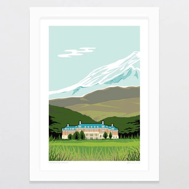 Glenn Jones Print - Chateau Tongariro