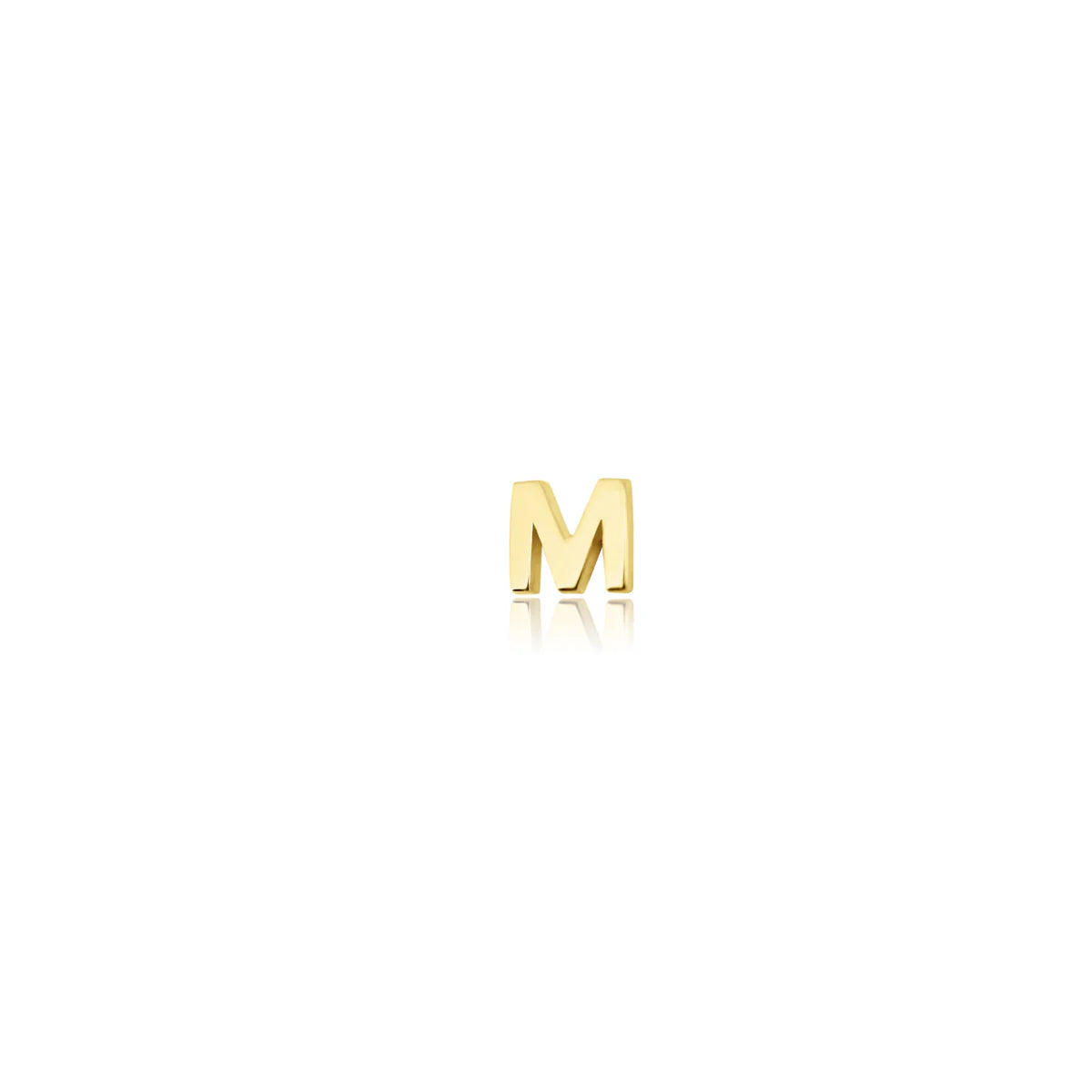 Gold Plated SS Letter Studs