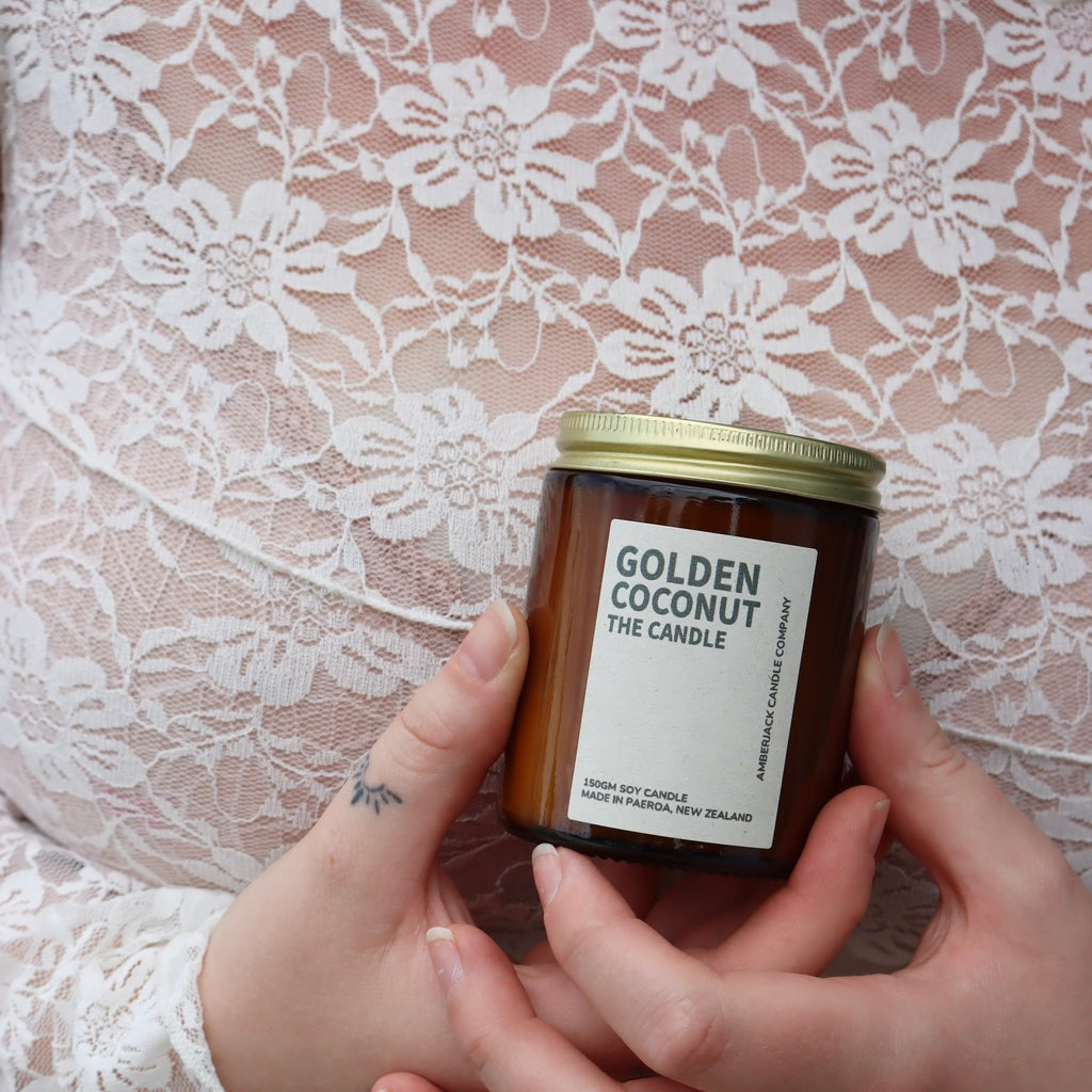 Golden Coconut Soy Candle