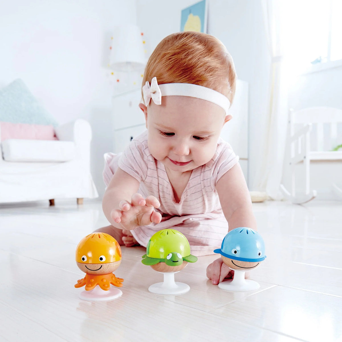 Hape Stay-put Rattle Set