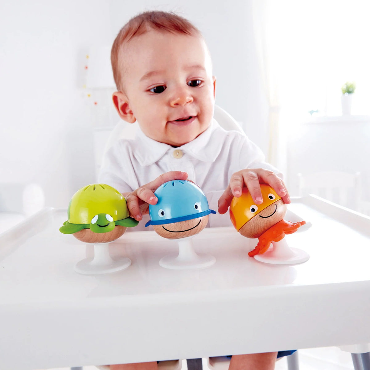 Hape Stay-put Rattle Set