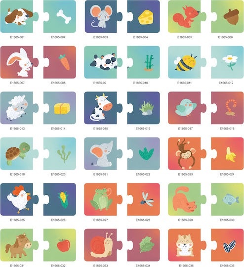Hape Animal Snack Time Puzzle Pairs