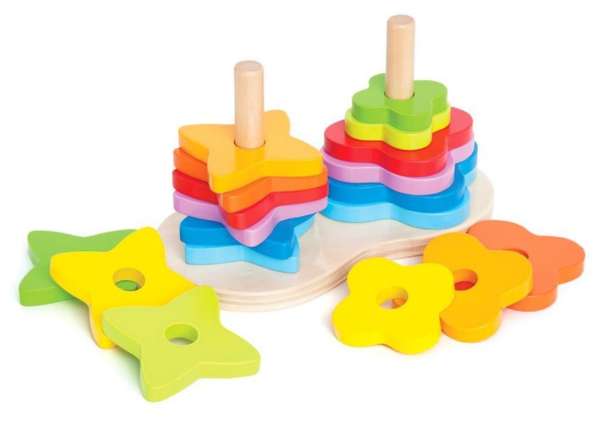 Hape Double Rainbow Stacker