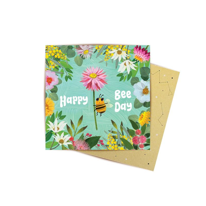 Happy Bee Day - Mini Card