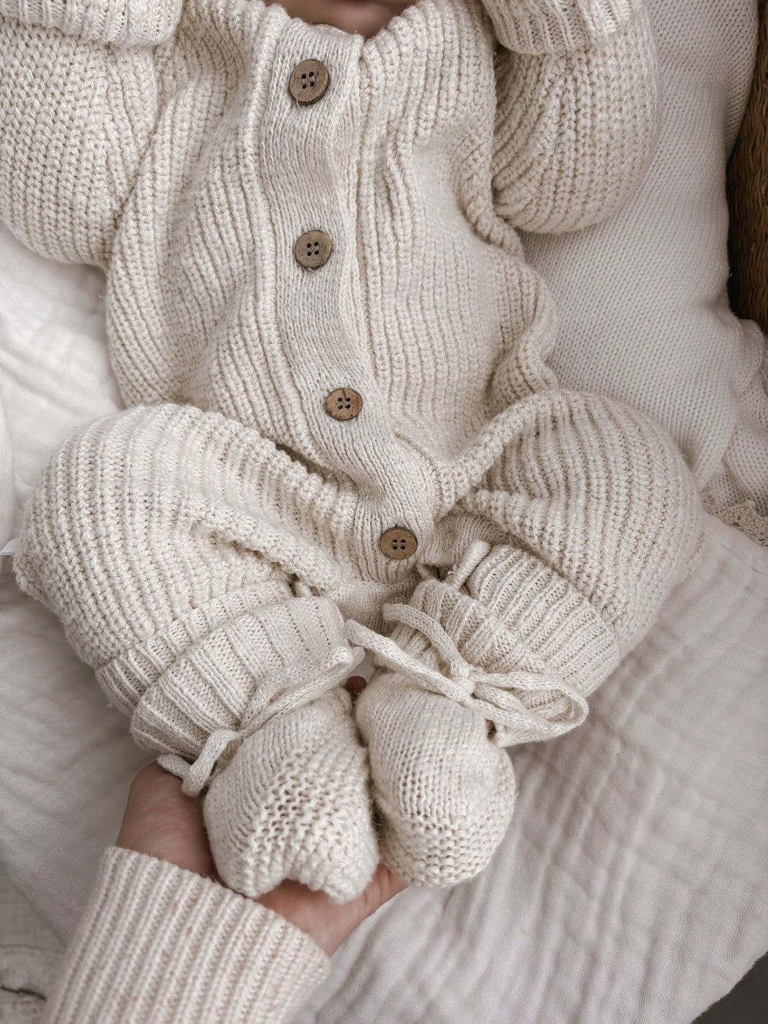 Bear Romper - Milk