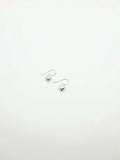 Sterling Silver Heart Hook Earrings
