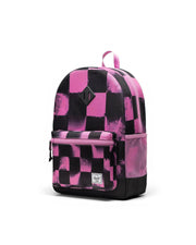 Heritage Youth Backpack - Stencil Checker Opera Mauve