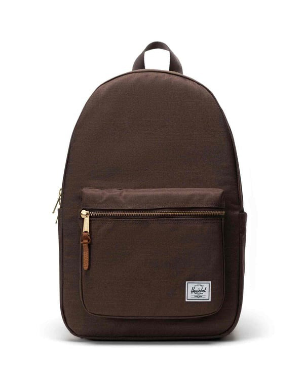 Settlement Backpack - Chocolate Brown Crosshatch
