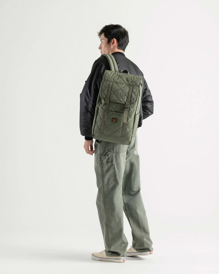 Retreat Quilted Capsule Backpack - Beetle