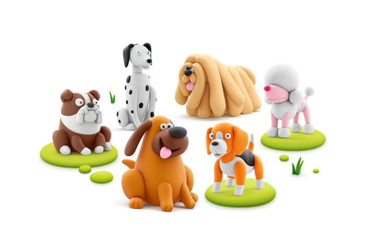 Hey Clay - Dog Buddies (15 Cans)
