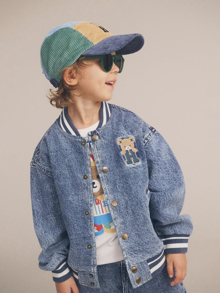 Dreamy Denim Bomber Jacket – Spacecraft Creative - Main Image