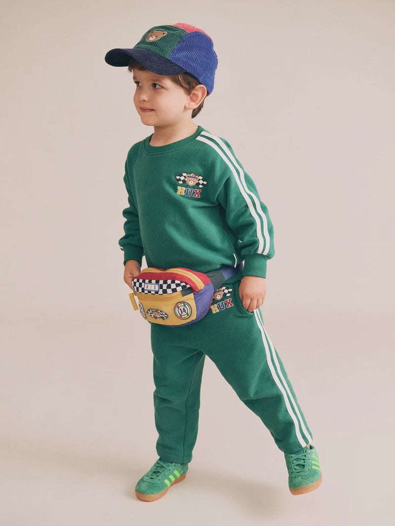 Racer Stripe Trackpant - Emerald Was $75 Now