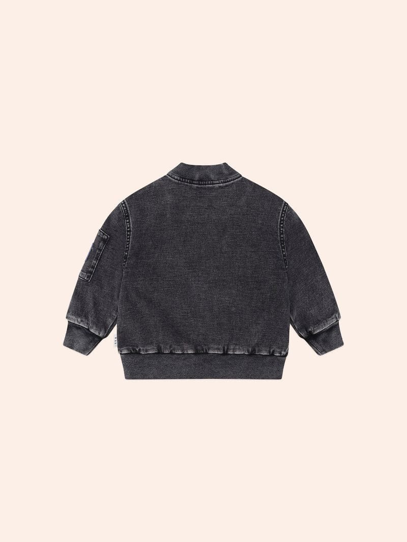 Black Knit Denim Patches Jacket Was $145 Now