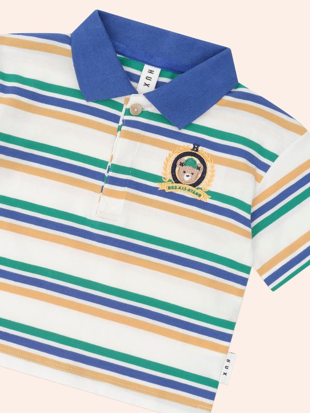 Collegiate Hux Stripe Polo Was $65 Now