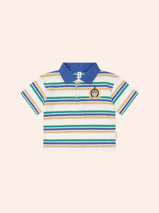 Collegiate Hux Stripe Polo Was $65 Now