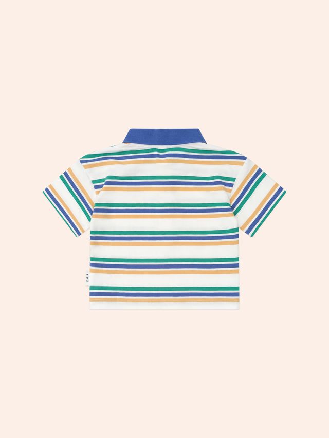 Collegiate Hux Stripe Polo Was $65 Now