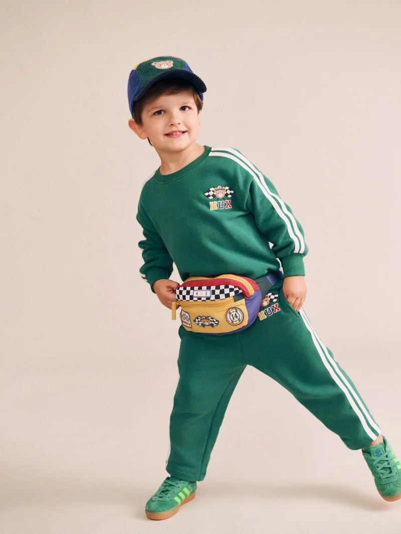 Racer Stripe Trackpant - Emerald Was $75 Now
