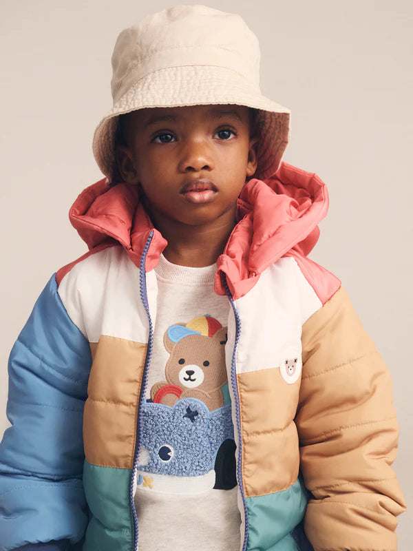 Colour Block Parka  Was $139.90 Now
