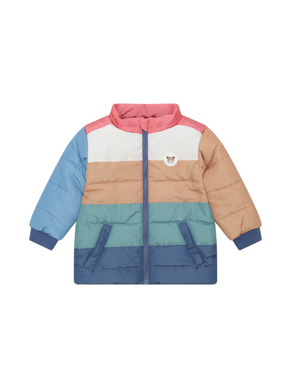 Colour Block Parka  Was $139.90 Now