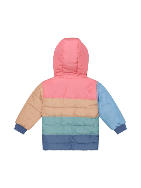 Colour Block Parka  Was $139.90 Now