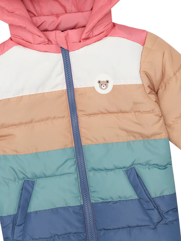 Colour Block Parka  Was $139.90 Now
