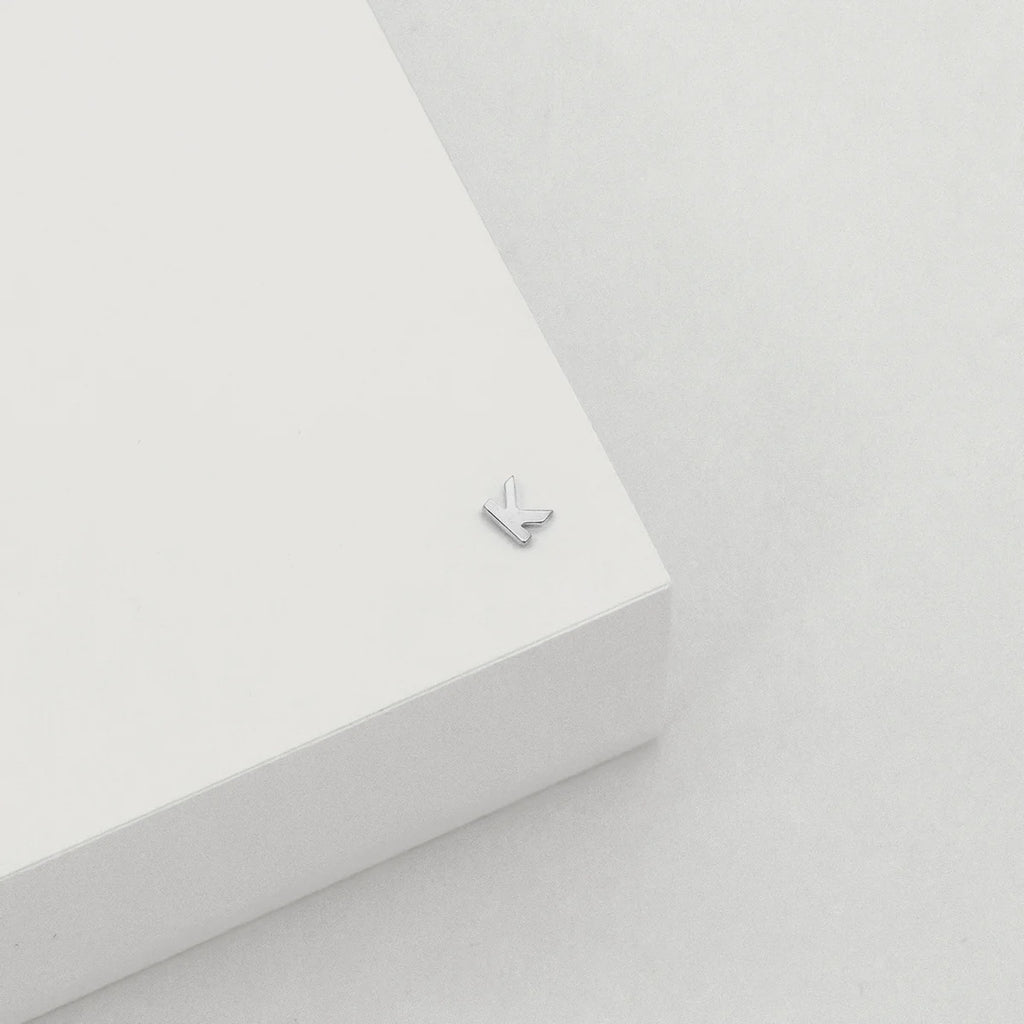 Sterling Silver Letter Studs