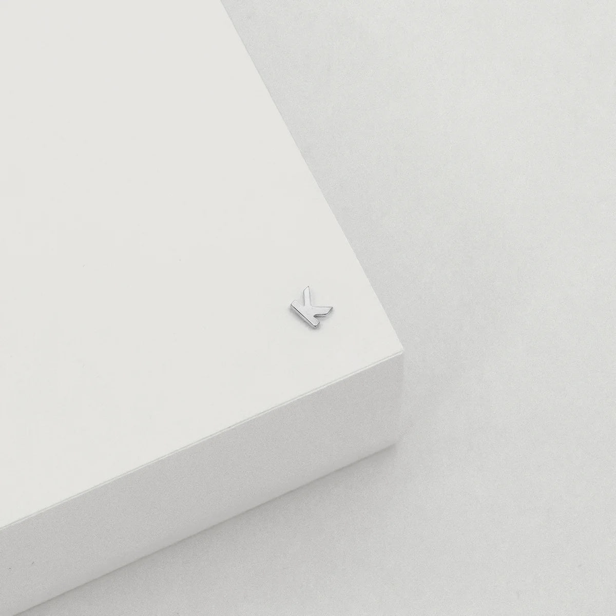 Sterling Silver Letter Studs