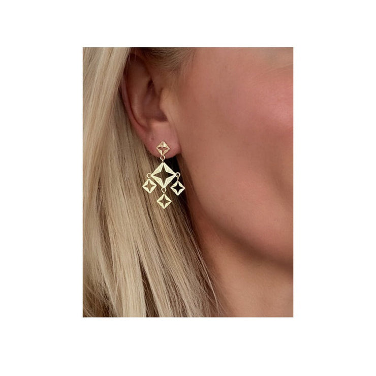 Byzante Embrace Mini Earrings - Gold