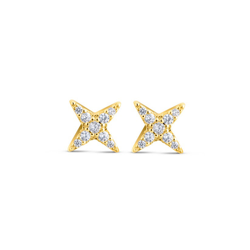 Tiny Star Stud Earrings