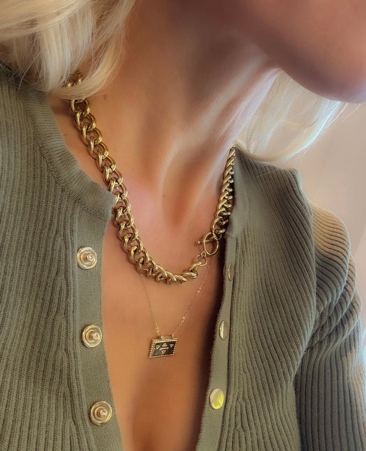 Goddess Fob Chain - Gold