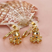 Little Octopus Half Hoop Earrings