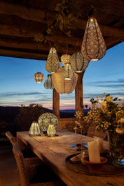 Lantern Stand Plate Black