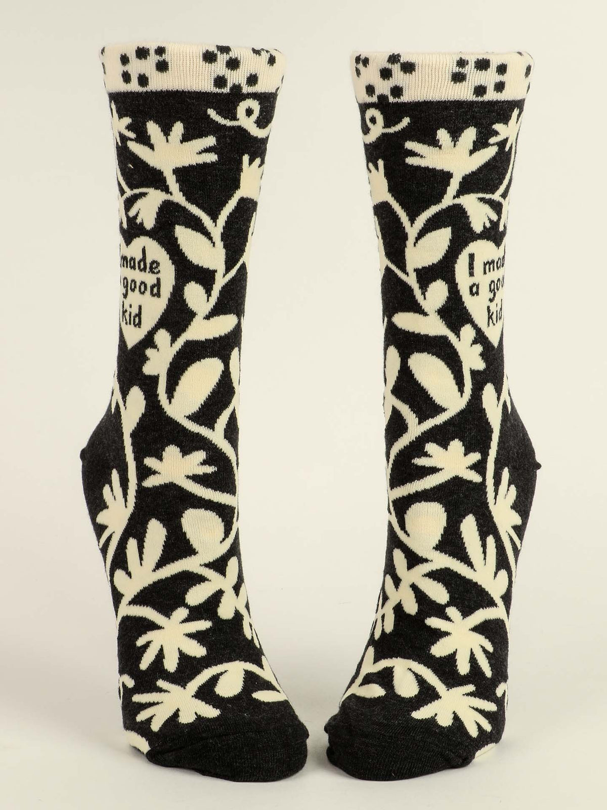 Womens Crew Socks - I Made A Good Kid