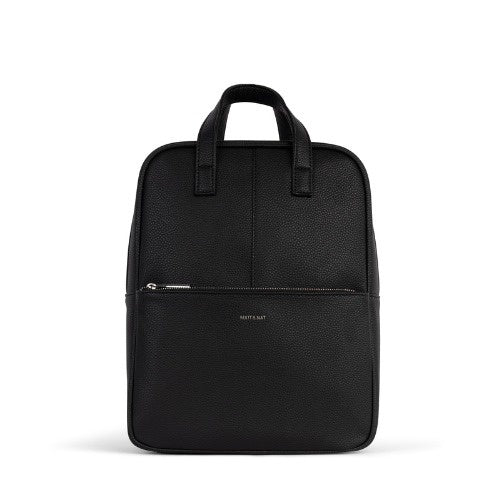 Vegan Backpack - Thebe Grain Black
