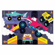 Monster Trucks 100 Piece Glow in the Dark Puzzle