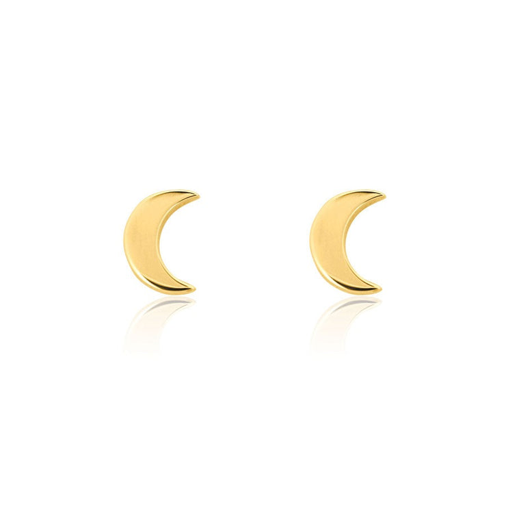 Moon Stud Earrings