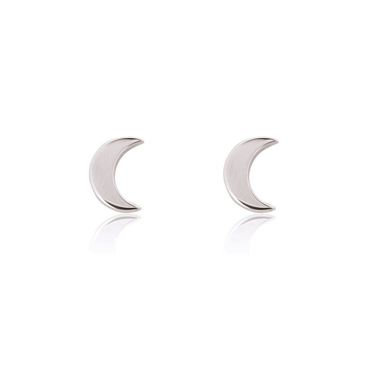 Moon Stud Earrings