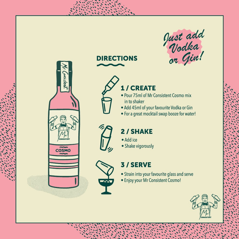 Cosmo Cocktail Mix 750ml