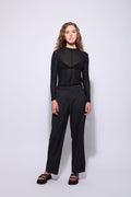 Hepburn Pant - Ebony Stripe Was $220 Now