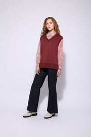 Back Story Vest - Red Clay