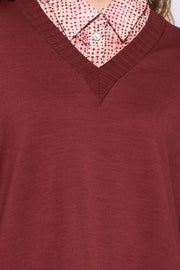 Back Story Vest - Red Clay