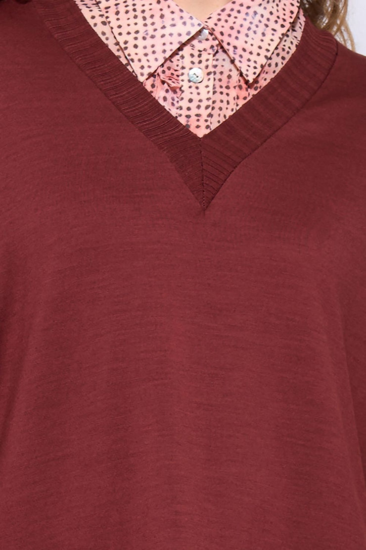 Back Story Vest - Red Clay