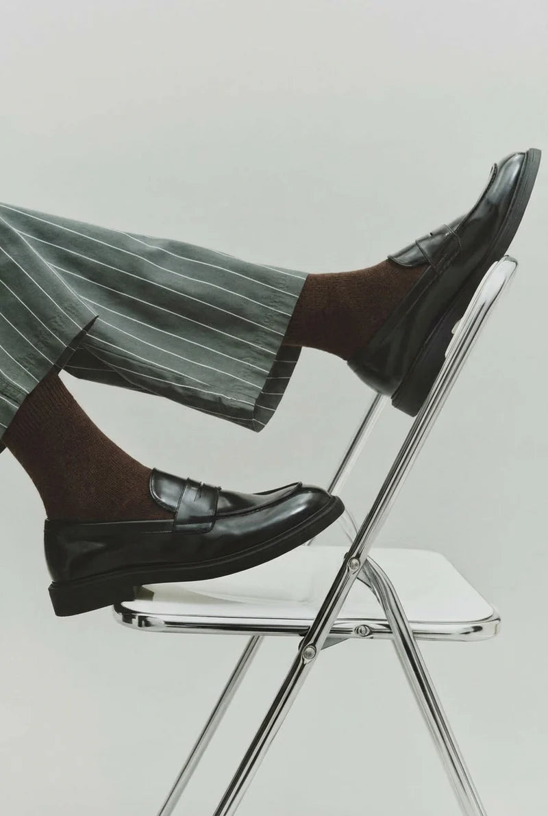 Nooan Hamilton Possum/Merino Socks - Turkish Coffee