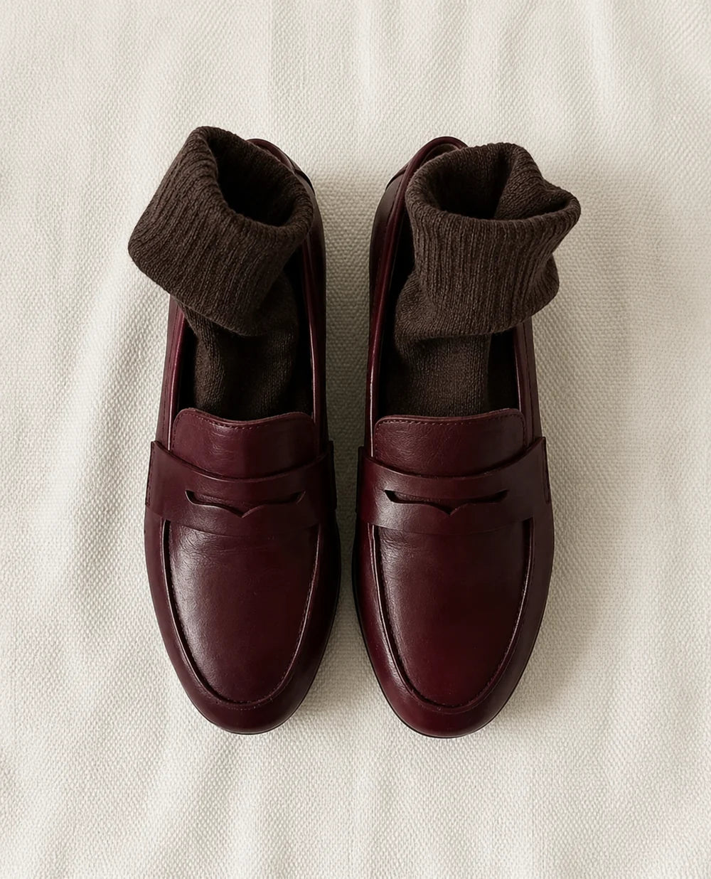 Nooan Hamilton Possum/Merino Socks - Turkish Coffee