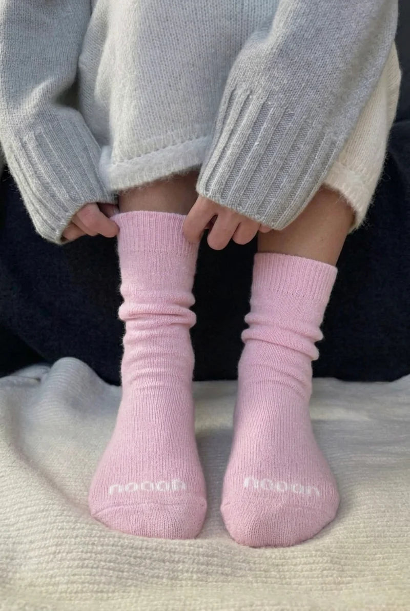 Nooan Yan Possum/Merino Socks - Festival Bloom
