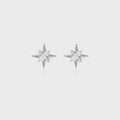 Sterling Silver North Star Stud Earrings Coming Soon