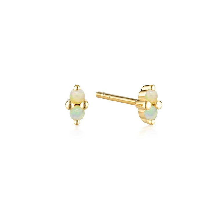 Gold Birth Stone Earrings