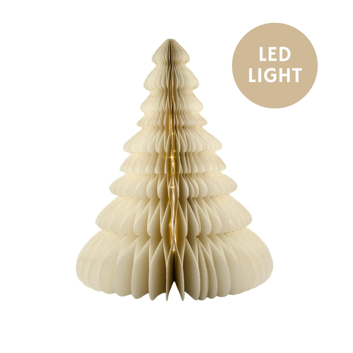 Standing Tree Off White LED Lights - 30cm